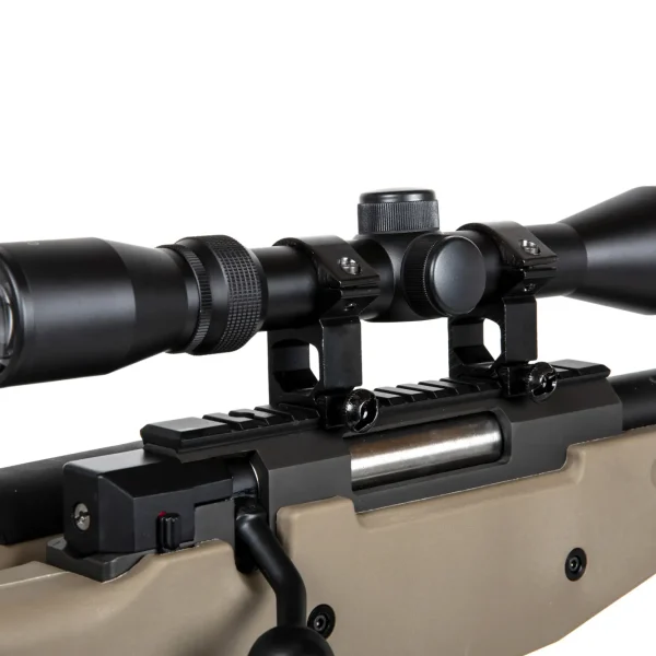asgbox.pl - Replika karabinu snajperskiego Specna Arms SA-S14 EDGE™ z lunetą i dwójnogiem Tan