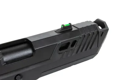 Pistolet ASG SRC Dark Viper DUAL POWER z magazynkiem green gas Czarny - obrazek 2