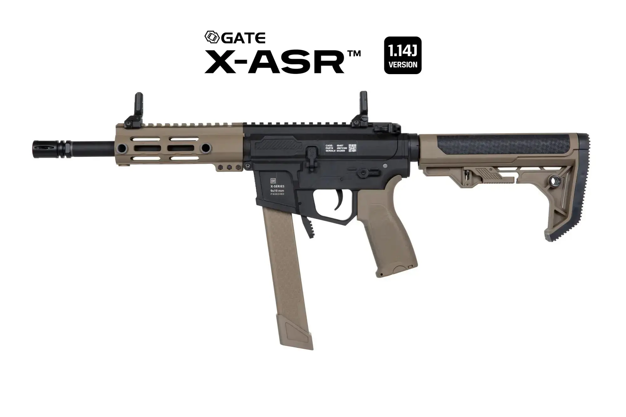 Karabinek ASG Specna Arms SA-FX01 FLEX™ GATE X-ASR 1.14 J Half-Tan - obrazek 3