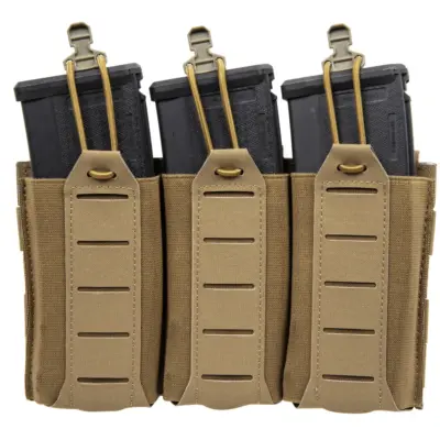 asgbox.pl - Potrójna ładownica Wosport  na magazynki karabinowe Coyote Brown