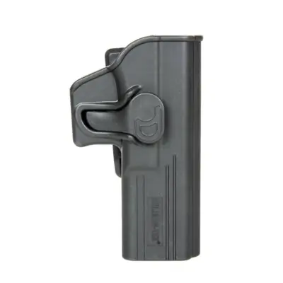 asgbox.pl - Kabura Release Button z klipsem na pas do pistoletów Glock 17 - Czarna