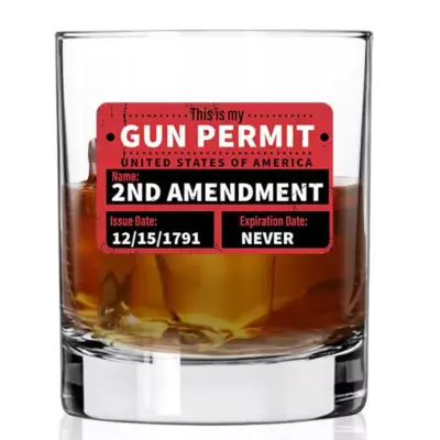 asgbox.pl - Szklanka do whisky - GUN PERMIT