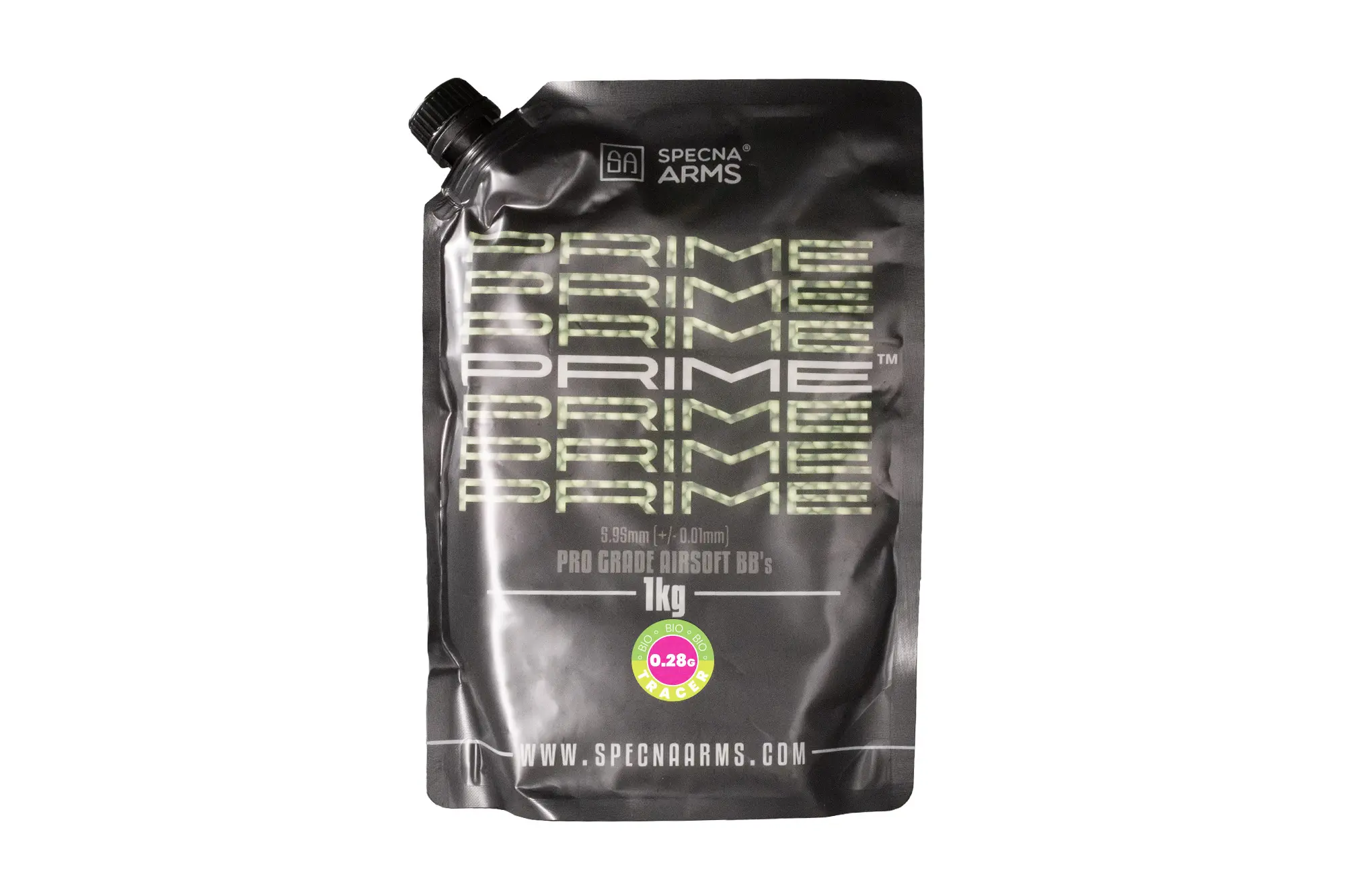 Kulki precyzyjne Specna Arms PRIME™ BIO Tracer 0.28g - 1 Kg OD-G-SPE-16-044017-00 asgbox.pl asgbox.pl - Kulki precyzyjne Specna Arms PRIME™ BIO Tracer 0.28g - 1 Kg