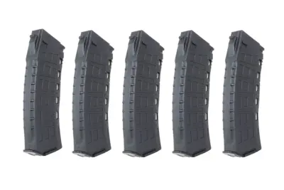 asgbox.pl - Zestaw 5 magazynków Hi-Cap 550 kulek Arcturus EMM AK12 Wheel Czarny