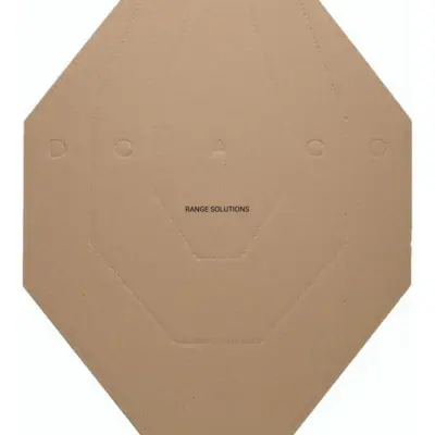 asgbox.pl - Kartonowe Tarcze IPSC Range Solutions Białe/Brązowe 50szt