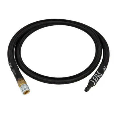 asgbox.pl - Wąż HPA S&F Mk.III z oplotem 100 cm - Czarny