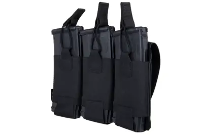 M-Tac Ładownica elastyczna na 3 magazynki Elite Laser Cut Czarna - obrazek 2