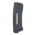 asgbox.pl - Magazynek Polimerowy Mid-Cap na 175 kulek Tornado z atrapami naboi do replik M4/M16 Czarny