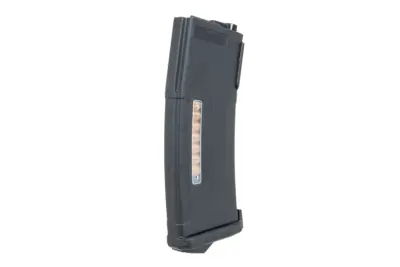 asgbox.pl - Magazynek Polimerowy Mid-Cap na 175 kulek Tornado z atrapami naboi do replik M4/M16 Czarny