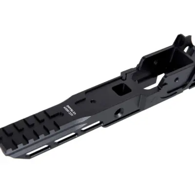 asgbox.pl - Aluminiowy szkielet LA Capa Customs V2 Competition do replik TM Hi-Capa (wersja z wycięciami) Czarny