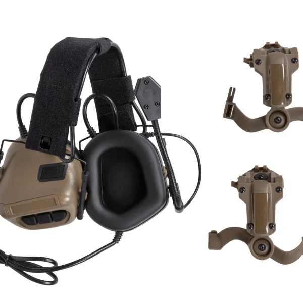 asgbox.pl - Taktyczne słuchawki Gen. 5 Wosport HD-20 Tan