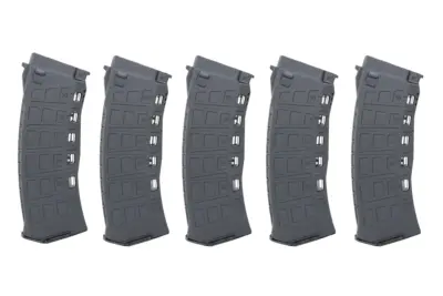 Zestaw 5 magazynków Hi-Cap 550 kulek Arcturus EMM AK12 Wheel Czarny - obrazek 3