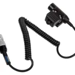 asgbox.pl - PTT typu U94 do radia typu PRC 152/ 148 (Kabel sprężynowy)