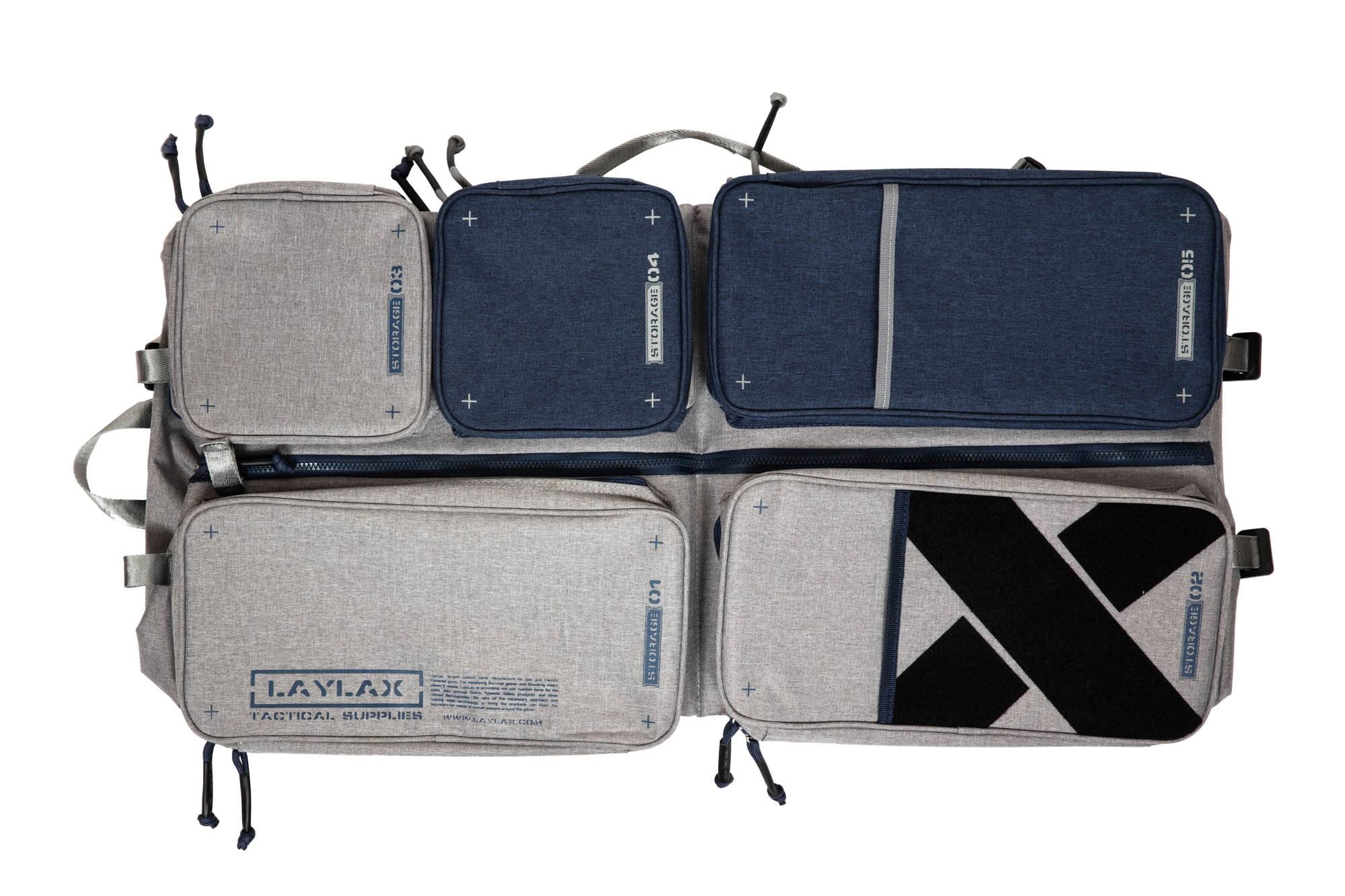 Pokrowiec Container Gun Case - szary / navy OD-G-LLX-20-032455-00 asgbox.pl asgbox.pl - Pokrowiec Container Gun Case - szary / navy