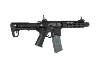Replika karabinka  SBR8 Seekins Precision 9" z tłumikiem - Czarny - obrazek 3