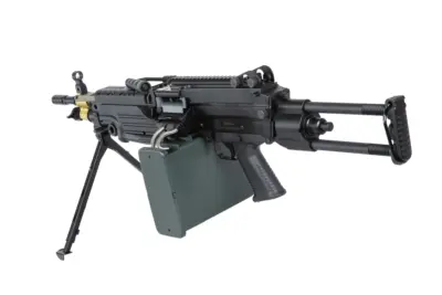 Karabin maszynowy ASG A&K Cybergun M249 PARA Czarny (OUTLET) - obrazek 2