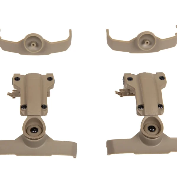 asgbox.pl - Adapter słuchawek typu Comtac na szyny typu ARC (Typ AMP) - Dark Earth