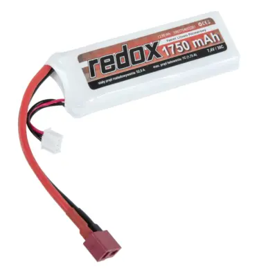 asgbox.pl - Akumulator Li-Po Redox 1750 mAh 7.4 30C SC Dean