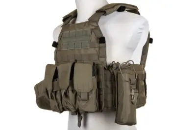 Kamizelka Plate Carrier Emerson Gear 6094A Style z zestawem ładownic Ranger Green - obrazek 2