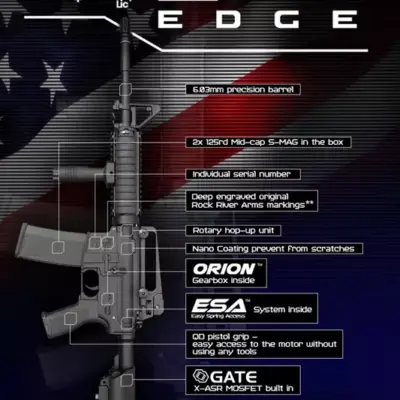 Karabinek ASG Specna Arms RRA SA-E01 EDGE™ Czarny (OUTLET) OUT-72-038026-00 asgbox.pl Karabinek ASG Specna Arms RRA SA-E01 EDGE™ Czarny (OUTLET) OUT-72-038026-00 asgbox.pl