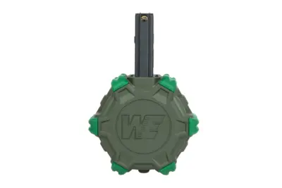 asgbox.pl - Bębnowy magazynek green gas do M4/16 - Oliwkowy