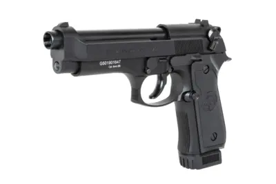 asgbox.pl - Pistolet ASG ICS BLE-BM9 Dual Power Czarny (z magazynkiem na CO2)