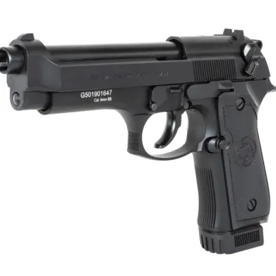 asgbox.pl - Pistolet ASG ICS BLE-BM9 Dual Power Czarny (z magazynkiem na CO2)