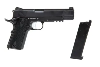 Replika pistoletu Double Bell M1911 302 Czarny - obrazek 2