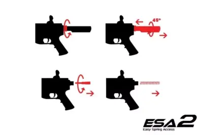 Karabinek ASG Specna Arms SA-E12 EDGE 2.0™ GATE ASTER Czarny (OUTLET) - obrazek 2