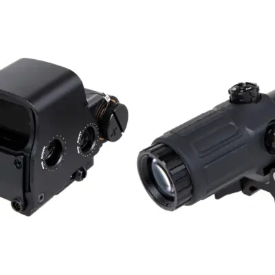 asgbox.pl - Zestaw kolimatora WADSN typu XTO z magnifierem typu T33 Czarny