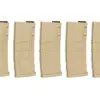 Zestaw 5 magazynków Mid-cap 200 Kulek do replik M4/M16 - Tan OD-G-LON-05-032505-00 asgbox.pl