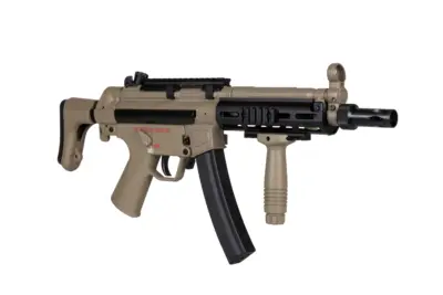 Replika pistoletu maszynowego JG MP5-808 Tan - obrazek 4