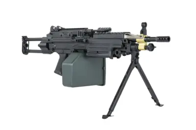 Karabin maszynowy ASG A&K Cybergun M249 PARA Czarny (OUTLET) - obrazek 3