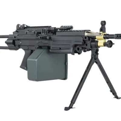 Karabin maszynowy ASG A&K Cybergun M249 PARA Czarny (OUTLET) OUT-72-042766-00 asgbox.pl Karabin maszynowy ASG A&K Cybergun M249 PARA Czarny (OUTLET) OUT-72-042766-00 asgbox.pl