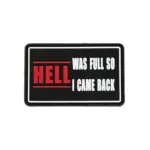 asgbox.pl - Naszywka PVC - Hell was full