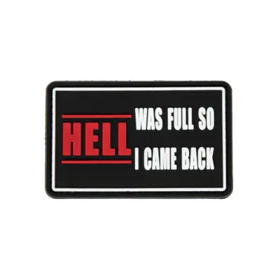 asgbox.pl - Naszywka PVC - Hell was full