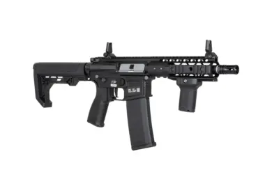 Replika karabinka SA-E12 EDGE 2.0™ GATE ASTER czarna - New receiver/Light Ops Stock - obrazek 2