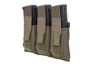 Potrójna ładownica magazynkowa z klapą Wosport Ranger Green - obrazek 2