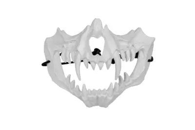 Maska Exoskeleton - Biała - obrazek 2