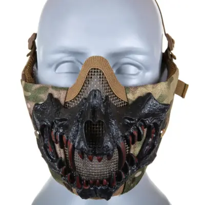 asgbox.pl - Maska Stalker EVO PLUS Fangs Ear Protection MC