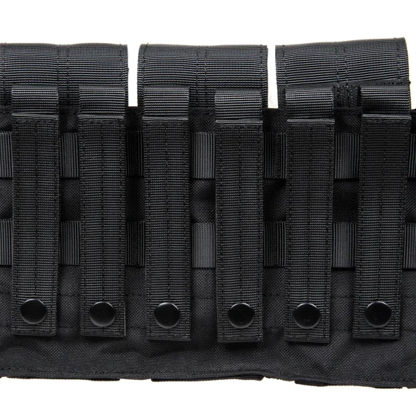 asgbox.pl - Potrójna ładownica na magazynki typu M4/M16 Specna Arms z klapą Czarna