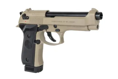 asgbox.pl - Pistolet ASG ICS BLE-BM9 Dual Power Half-Tan (z magazynkiem na CO2)