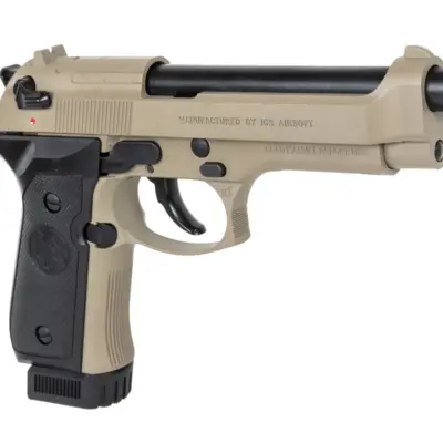 asgbox.pl - Pistolet ASG ICS BLE-BM9 Dual Power Half-Tan (z magazynkiem na CO2)