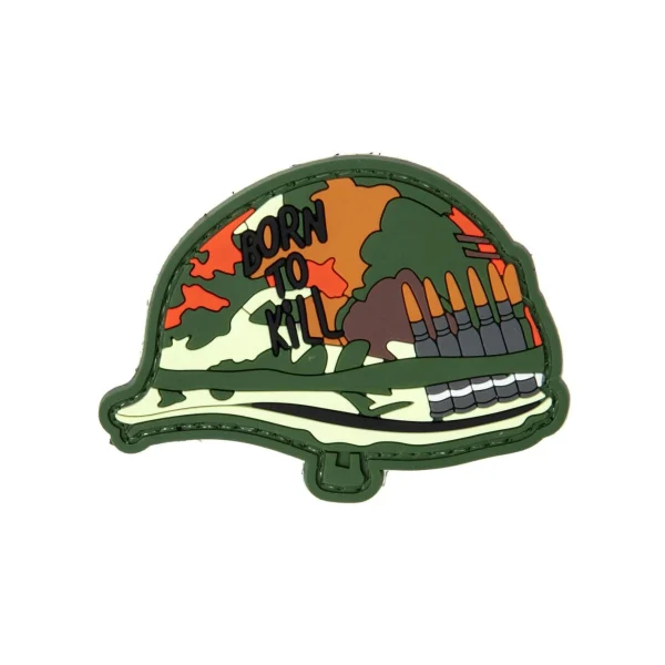 asgbox.pl - Naszywka 3D - Born To Kill Helmet