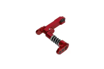 asgbox.pl - Obustronny zwalniacz magazynka CNC  M4/M16  (B) - Czerwony