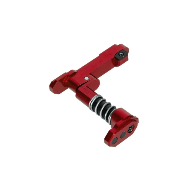 asgbox.pl - Obustronny zwalniacz magazynka CNC  M4/M16  (B) - Czerwony