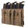 asgbox.pl - Potrójna ładownica typu Open na magazynki typu M4/M16 Emerson Gear Coyote Brown