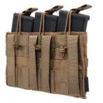 asgbox.pl - Potrójna ładownica typu Open na magazynki typu M4/M16 Emerson Gear Coyote Brown