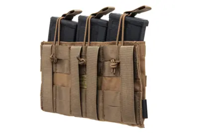 asgbox.pl - Potrójna ładownica typu Open na magazynki typu M4/M16 Emerson Gear Coyote Brown