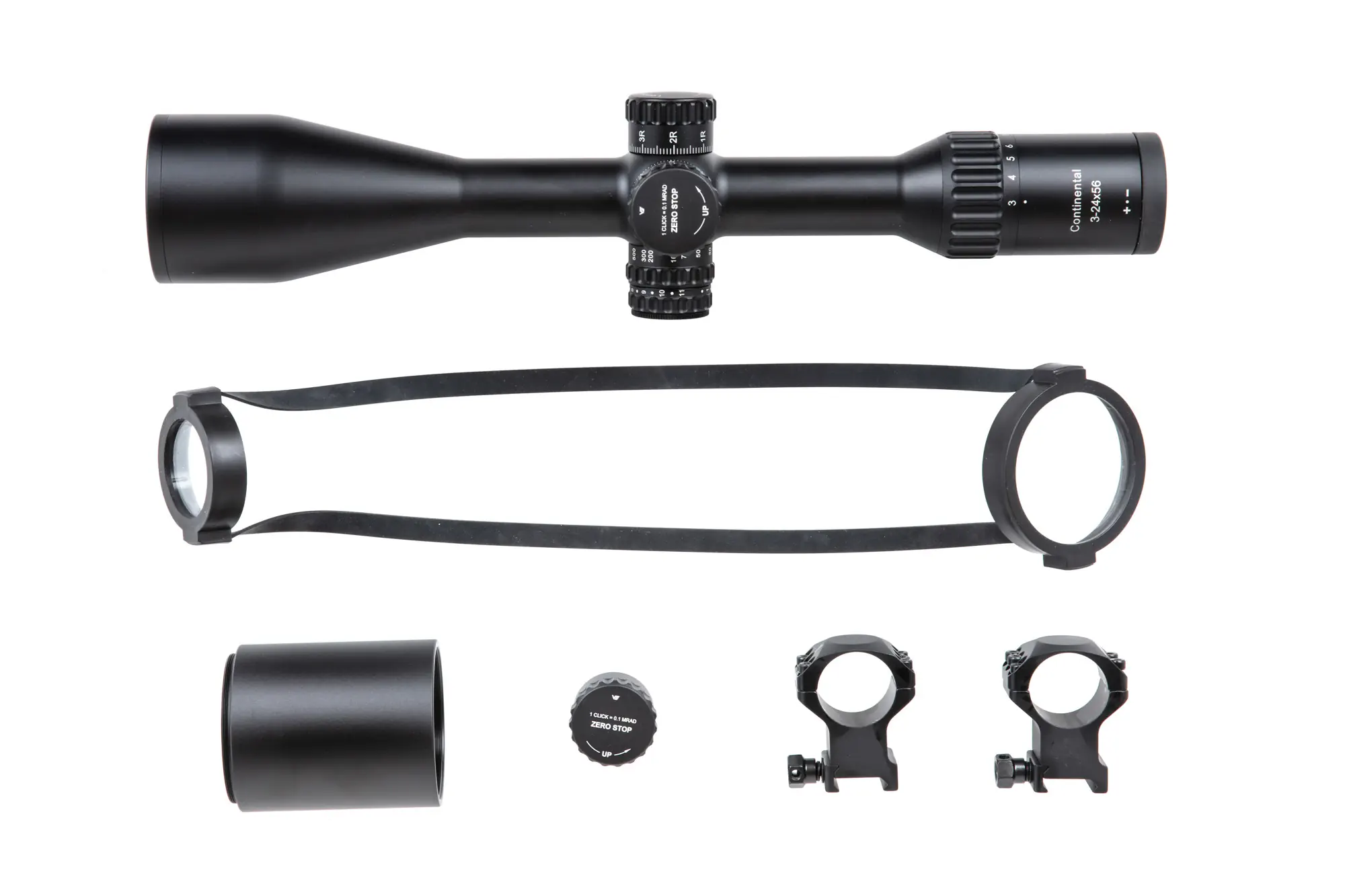 Luneta taktyczna Vector Optics CONTINENTAL X8 3-24X56 ED TACTICAL Czarna VEC-10-043282-00 asgbox.pl asgbox.pl - Luneta taktyczna Vector Optics CONTINENTAL X8 3-24X56 ED TACTICAL Czarna